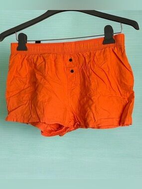 PINK Victoria's Secret Orange Lounge Shorts (v)
